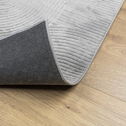 Tappeto IZA a Pelo Corto Aspetto Scandinavo Grigio 100x200 cm | homemem39