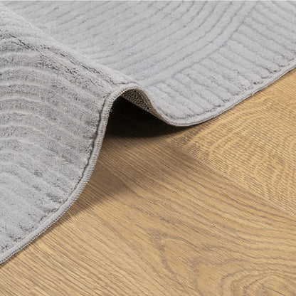Tappeto IZA a Pelo Corto Aspetto Scandinavo Grigio 100x200 cm | homemem39