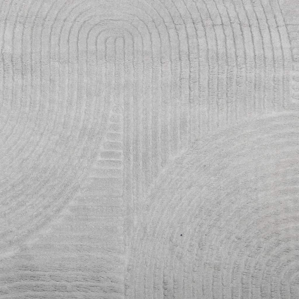 Tappeto IZA a Pelo Corto Aspetto Scandinavo Grigio 100x200 cm | homemem39