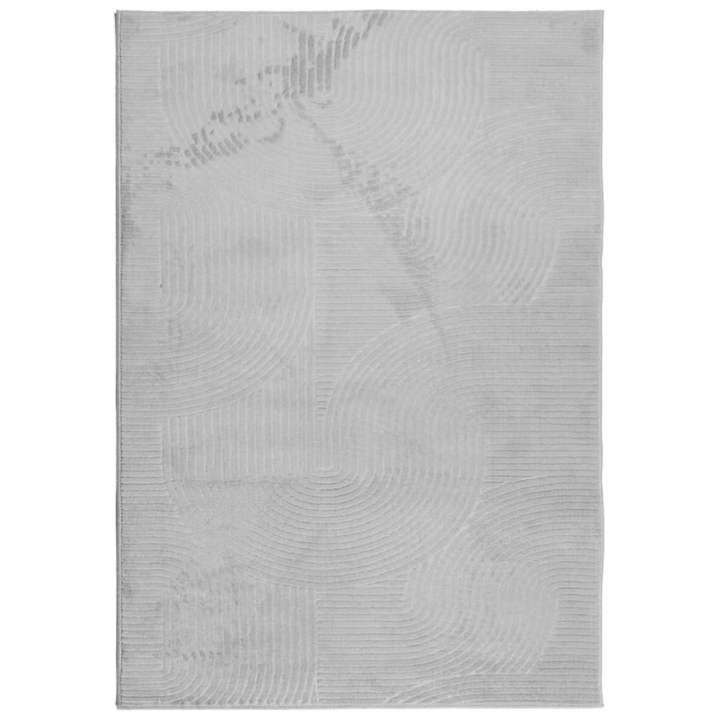 Tappeto IZA a Pelo Corto Aspetto Scandinavo Grigio 120x170 cm - homemem39