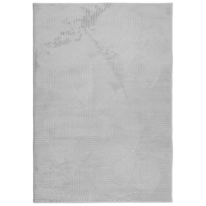 Tappeto IZA a Pelo Corto Aspetto Scandinavo Grigio 120x170 cm - homemem39
