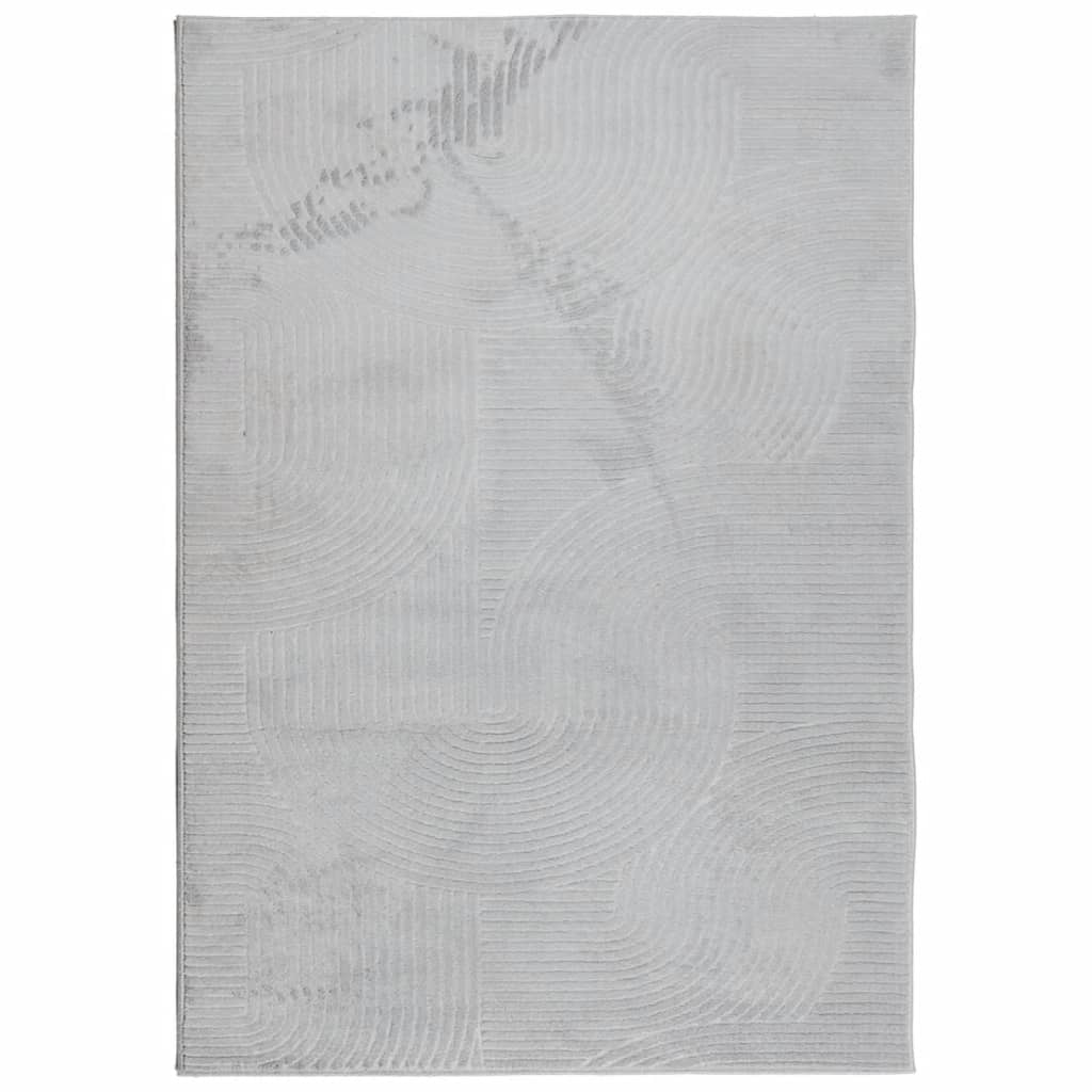 Tappeto IZA a Pelo Corto Aspetto Scandinavo Grigio 140x200 cm - homemem39