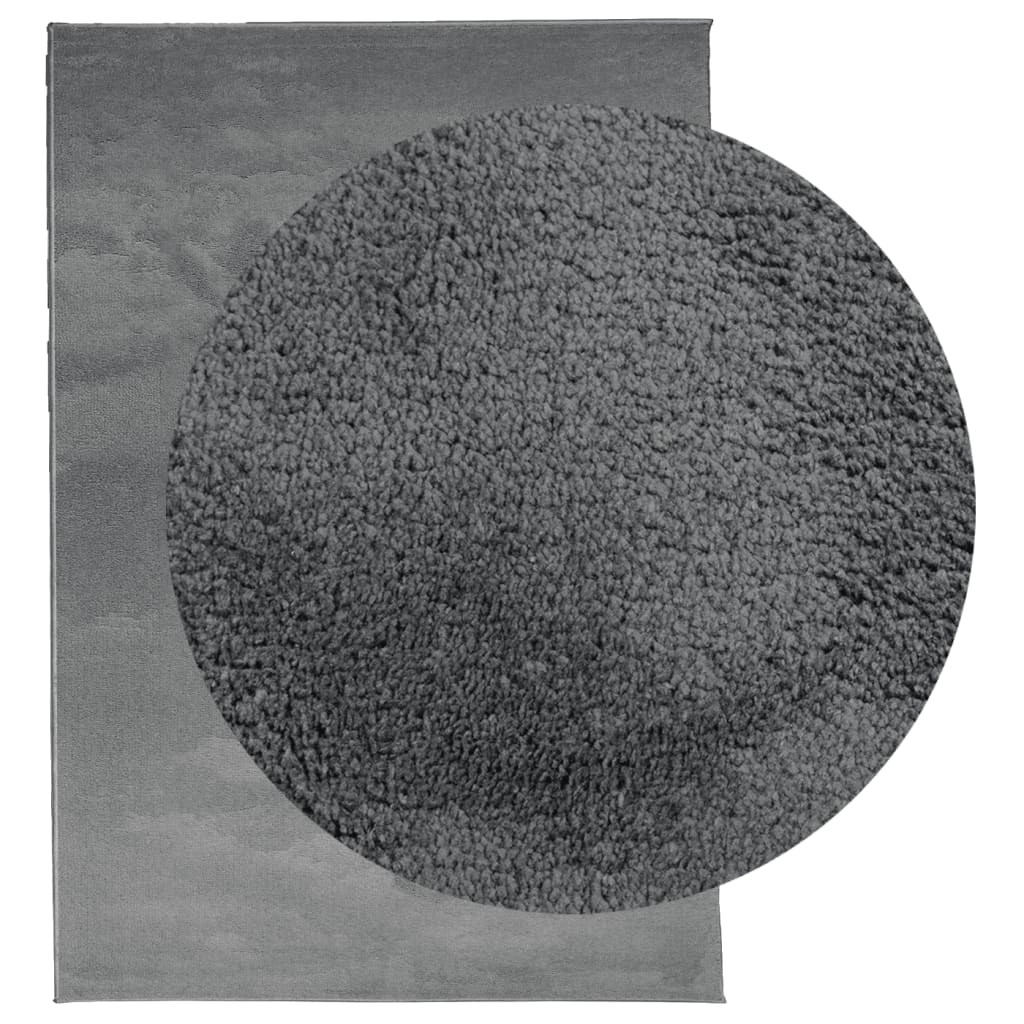 Tappeto OVIEDO a Pelo Corto Antracite 160x230 cm | homemem39