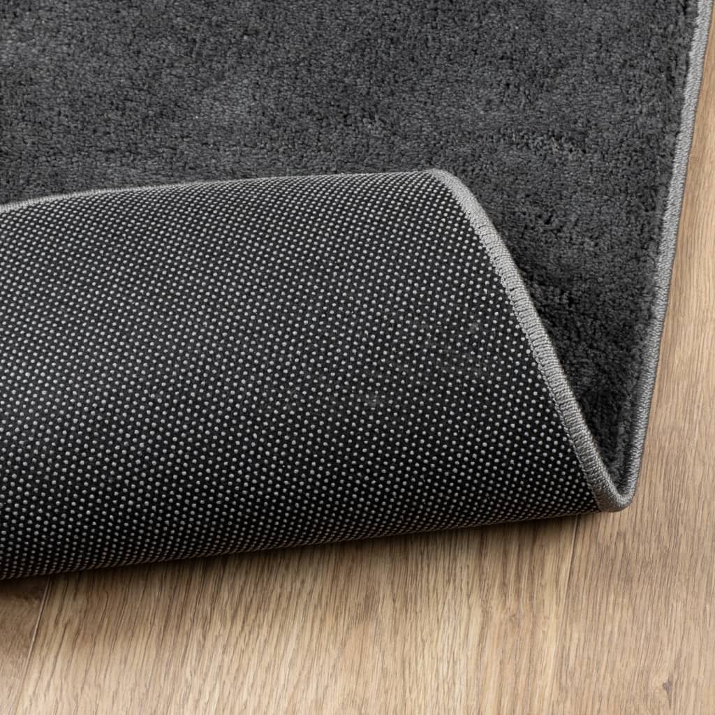 Tappeto OVIEDO a Pelo Corto Antracite 160x230 cm | homemem39