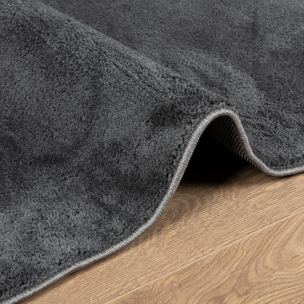 Tappeto OVIEDO a Pelo Corto Antracite 160x230 cm | homemem39