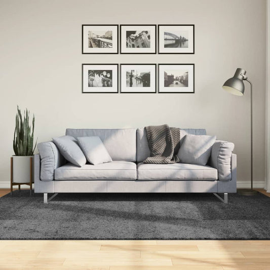 Tappeto OVIEDO a Pelo Corto Antracite 160x230 cm | homemem39