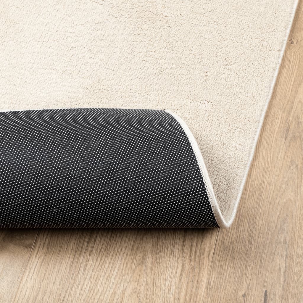 Tappeto OVIEDO a Pelo Corto Beige 120x120 cm