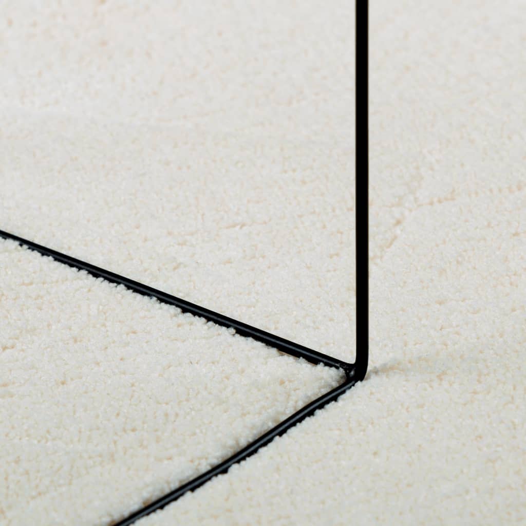 Tappeto OVIEDO a Pelo Corto Crema 140x200 cm | homemem39