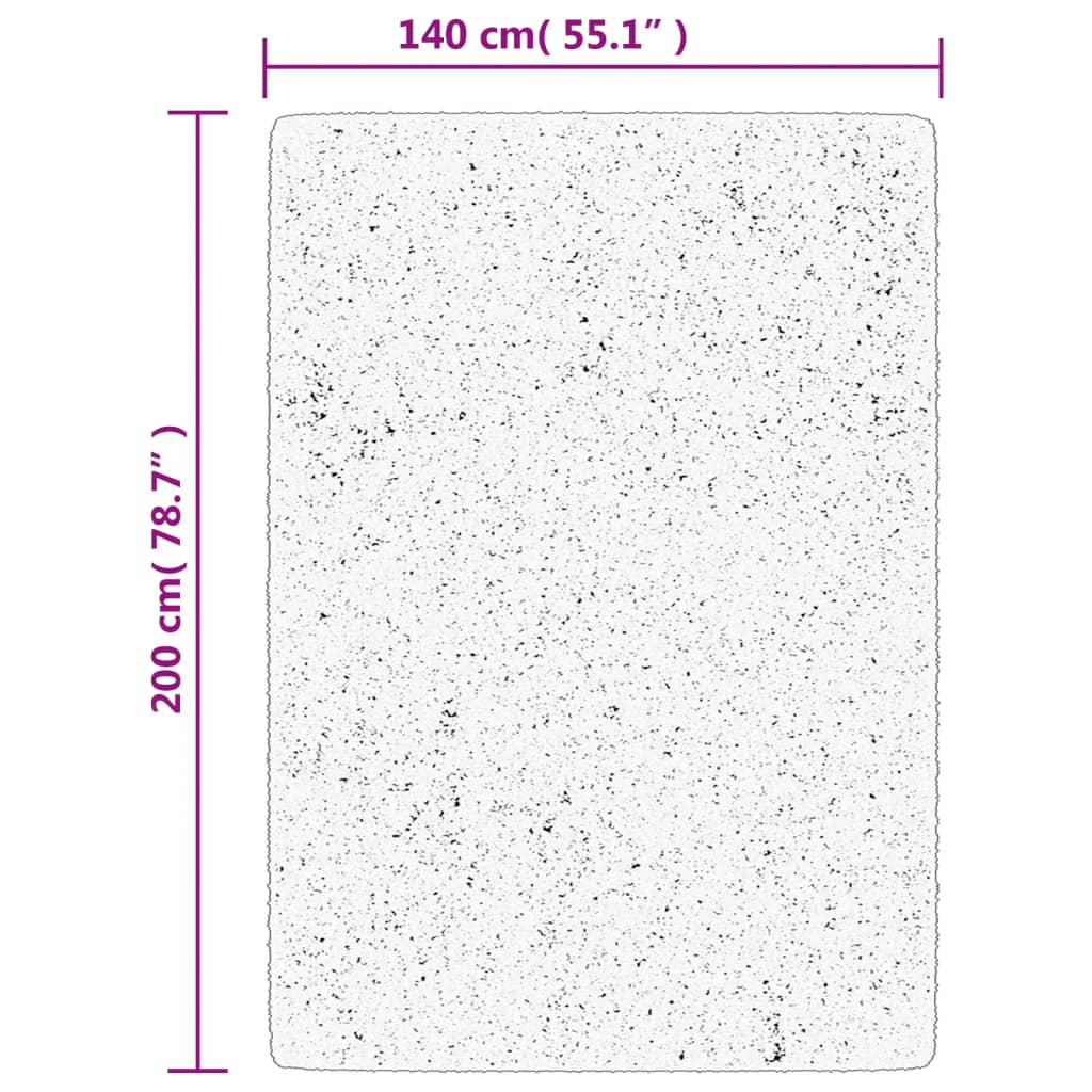 Tappeto OVIEDO a Pelo Corto Crema 140x200 cm | homemem39