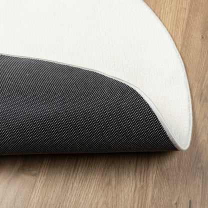 Tappeto OVIEDO a Pelo Corto Crema Ø 200 cm