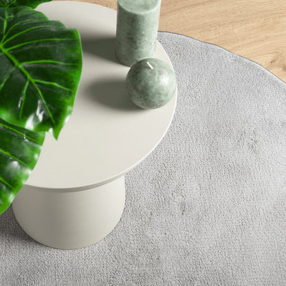 Tappeto OVIEDO a Pelo Corto Grigio Ø 120 cm - homemem39