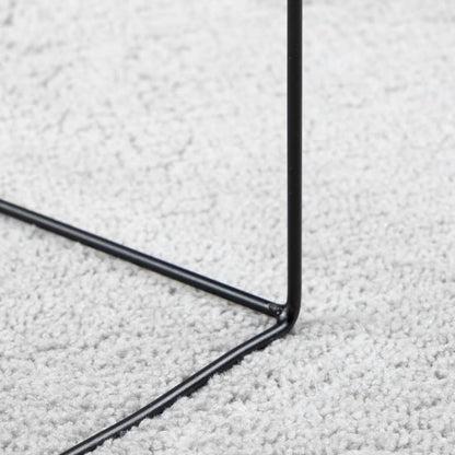 Tappeto OVIEDO a Pelo Corto Grigio Ø 120 cm - homemem39