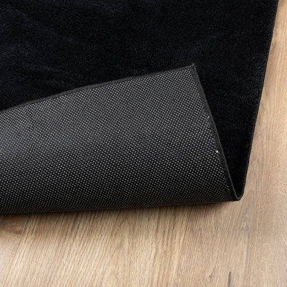 Tappeto OVIEDO a Pelo Corto Nero 140x200 cm | homemem39