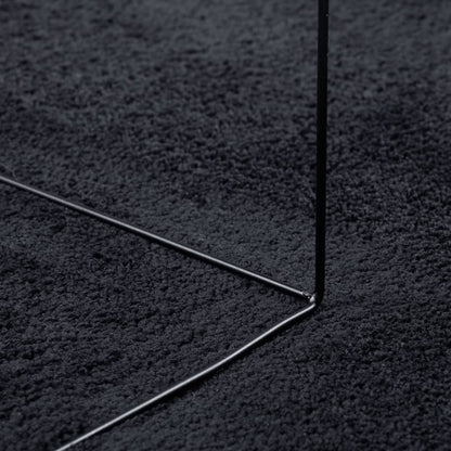 Tappeto OVIEDO a Pelo Corto Nero 140x200 cm | homemem39