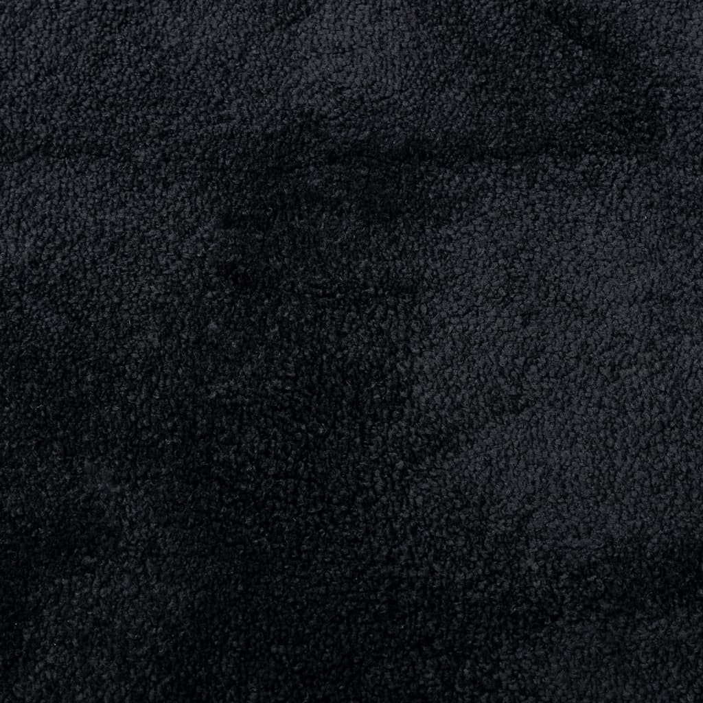 Tappeto OVIEDO a Pelo Corto Nero 140x200 cm | homemem39