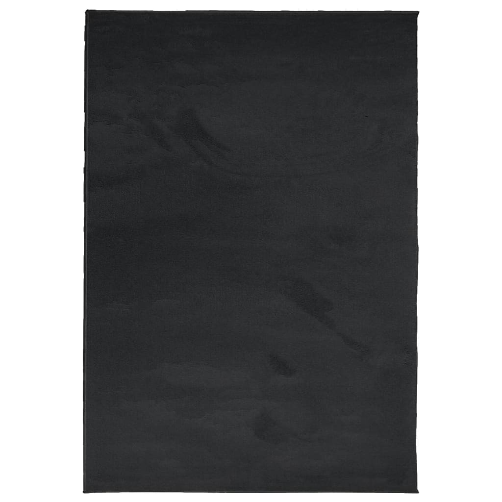Tappeto OVIEDO a Pelo Corto Nero 160x230 cm - homemem39