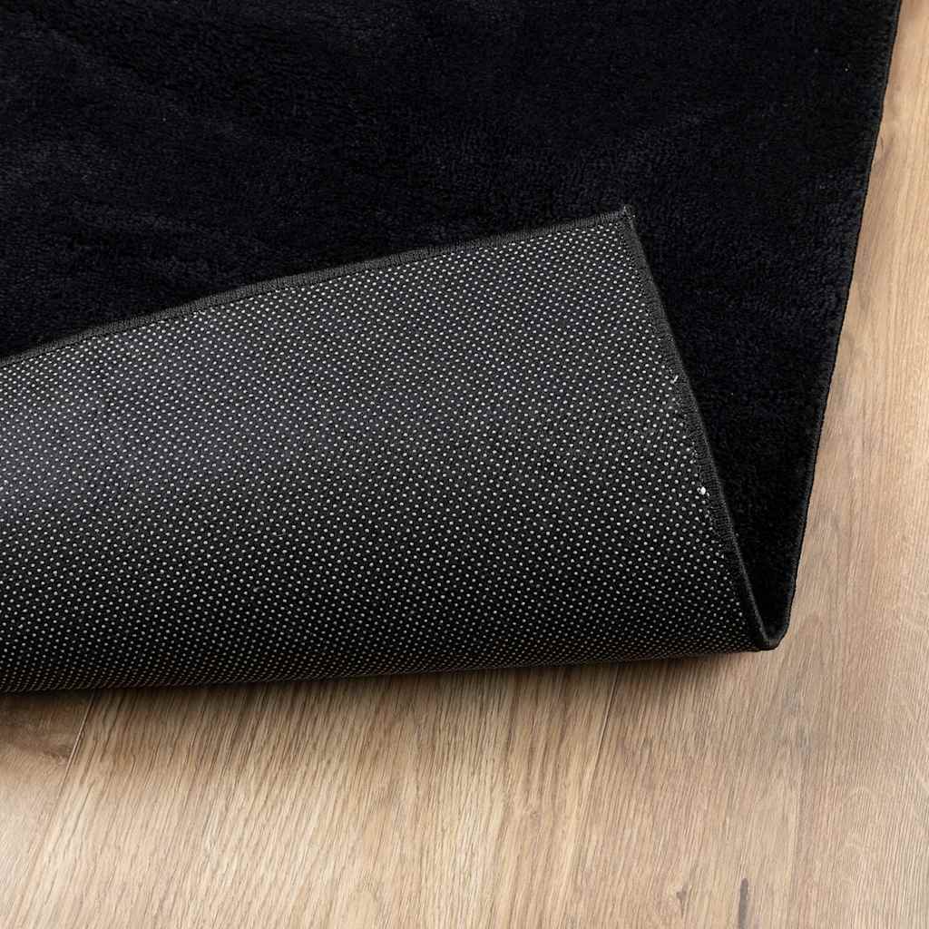 Tappeto OVIEDO a Pelo Corto Nero 160x230 cm | homemem39