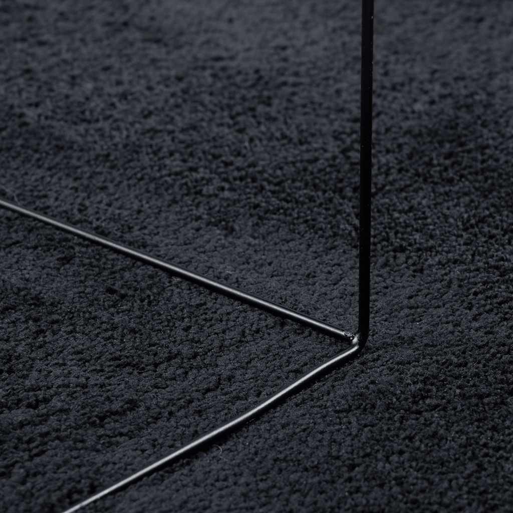 Tappeto OVIEDO a Pelo Corto Nero 160x230 cm | homemem39