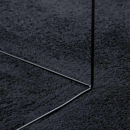 Tappeto OVIEDO a Pelo Corto Nero 160x230 cm | homemem39