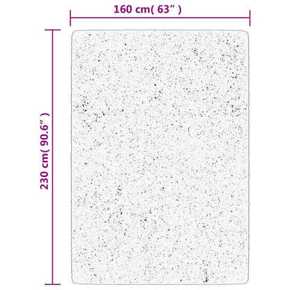 Tappeto OVIEDO a Pelo Corto Nero 160x230 cm | homemem39