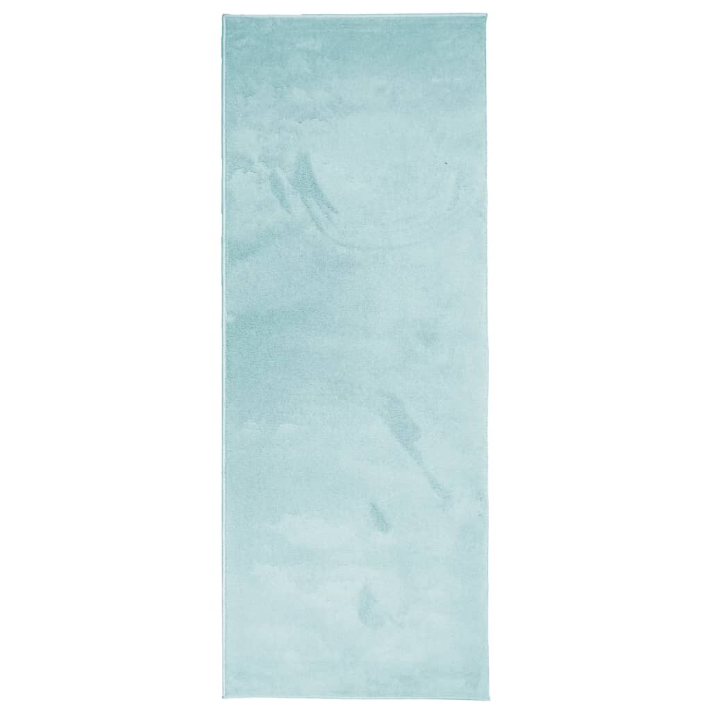 Tappeto OVIEDO a Pelo Corto Verde 80x200 cm | homemem39
