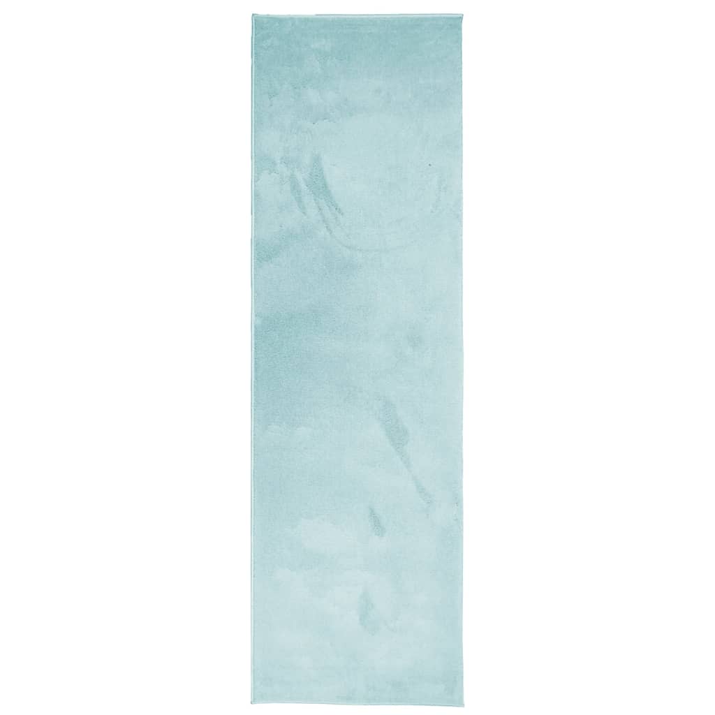 Tappeto OVIEDO a Pelo Corto Verde 80x250 cm | homemem39