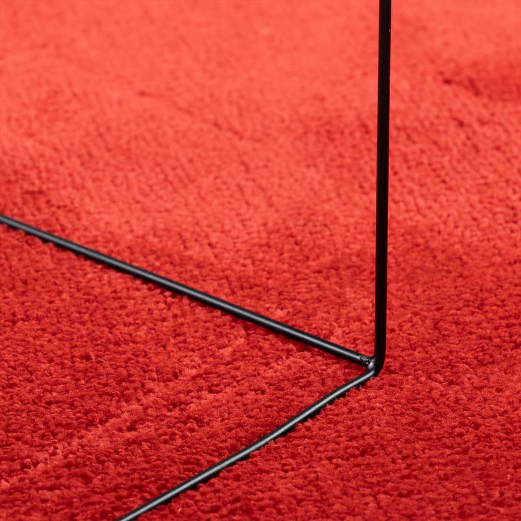 Tappeto OVIEDO a Pelo Corto Rosso 140x200 cm | homemem39