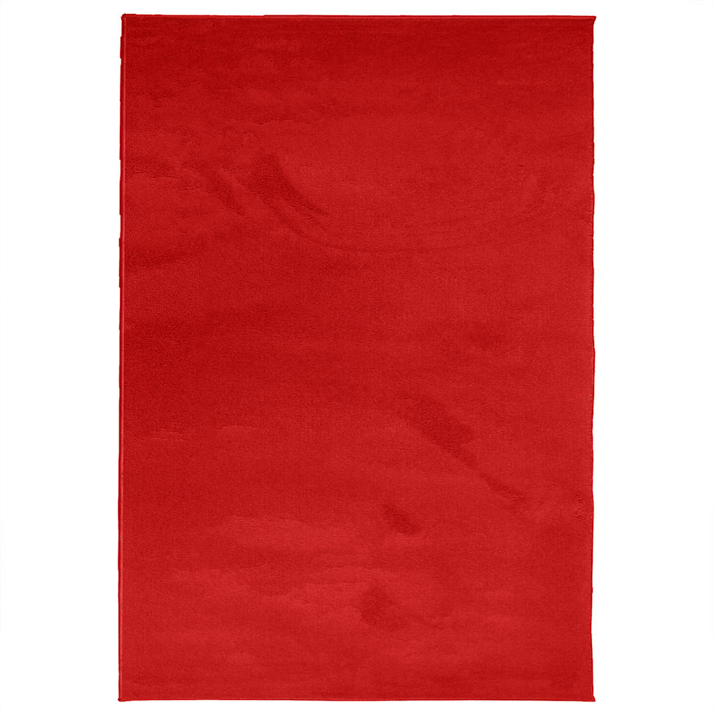 Tappeto OVIEDO a Pelo Corto Rosso 160x230 cm