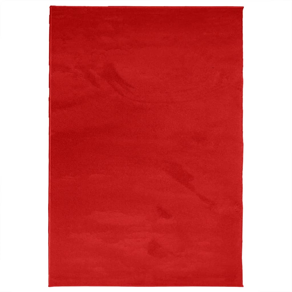 Tappeto OVIEDO a Pelo Corto Rosso 160x230 cm - homemem39