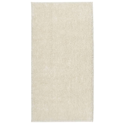 Tappeto a Pelo Lucido Lungo ISTAN Effetto Crema 100x200 cm - homemem39