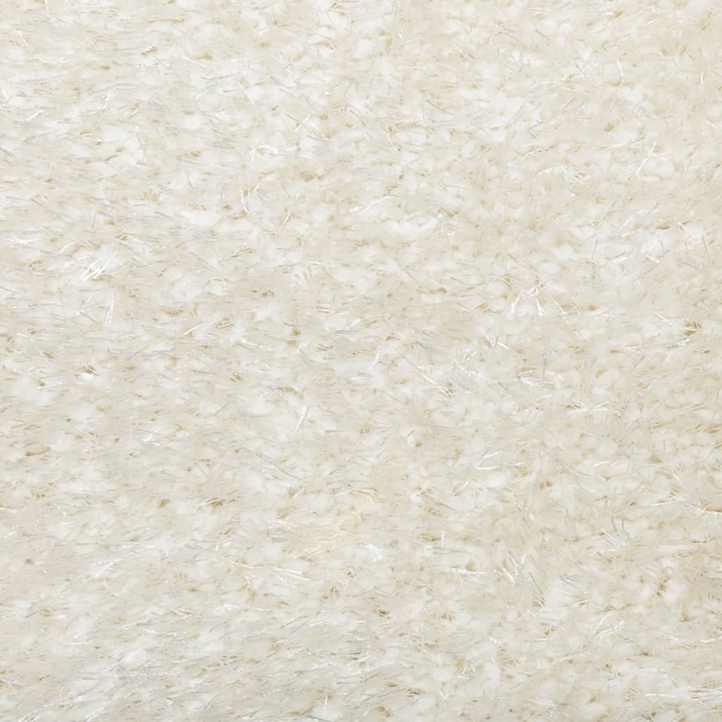 Tappeto a Pelo Lucido Lungo ISTAN Effetto Crema 160x230 cm - homemem39