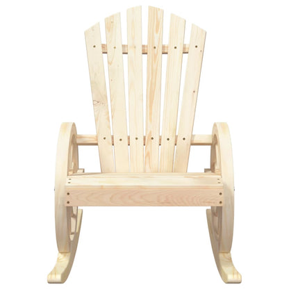 Sedie a Dondolo Adirondack 2 pz in Legno Massello di Abete