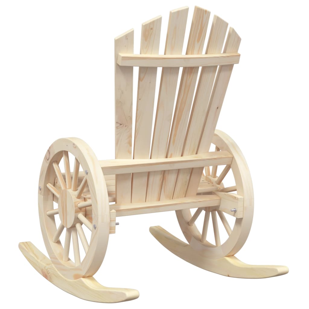 Sedie a Dondolo Adirondack 2 pz in Legno Massello di Abete - homemem39