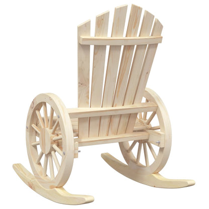 Sedie a Dondolo Adirondack 2 pz in Legno Massello di Abete - homemem39