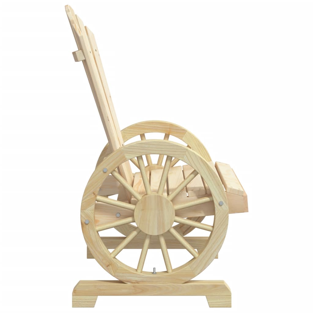 Set Salotto da Giardino 3 pz in Legno Massello di Abete - homemem39