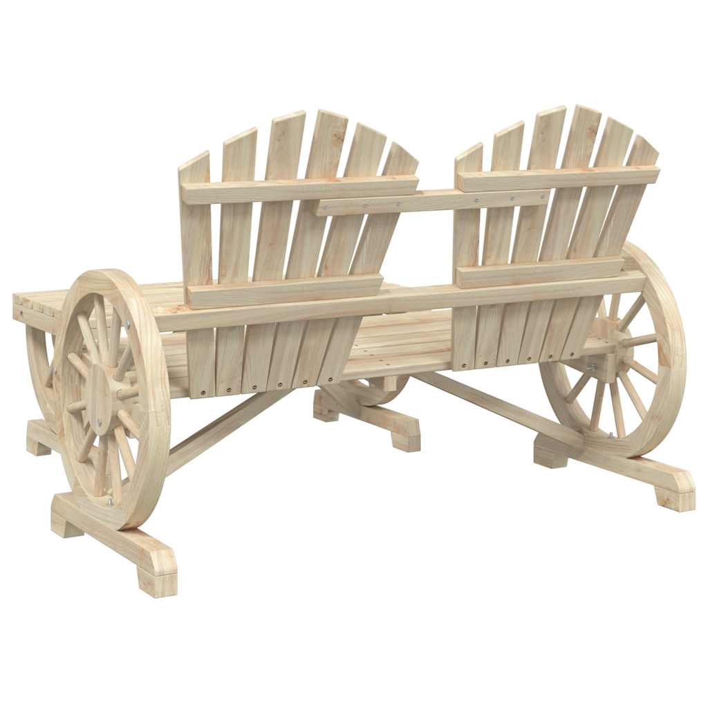 Set Salotto da Giardino 4 pz in Legno Massello di Abete | homemem39
