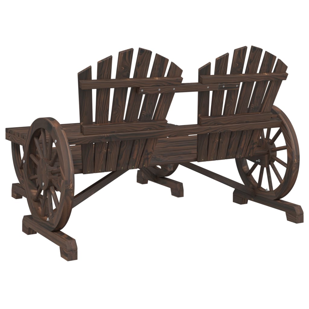 Set Salotto da Giardino 4 pz in Legno Massello di Abete | homemem39