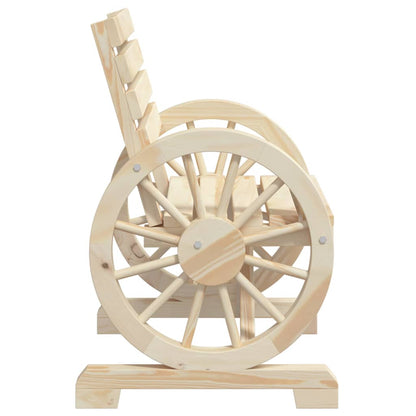 Sedie da Giardino 4 pz in Legno Massello di Abete - homemem39