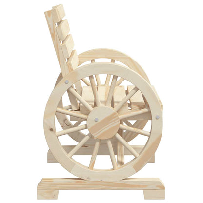 Set Salotto da Giardino 3 pz in Legno Massello di Abete | homemem39
