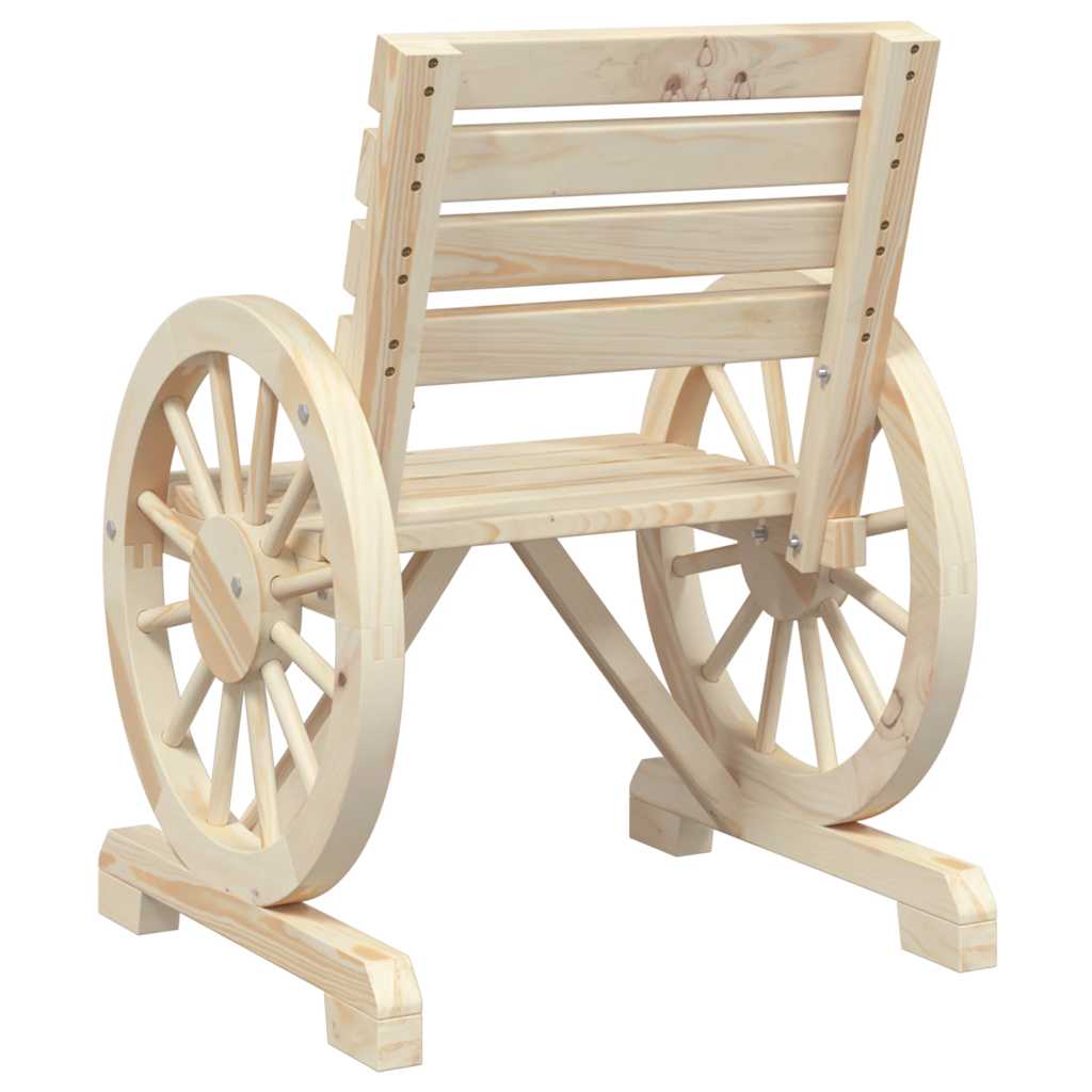 Set Salotto da Giardino 3 pz in Legno Massello di Abete | homemem39