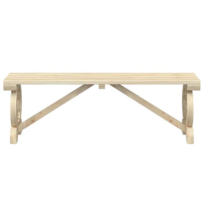Set da Pranzo da Giardino 3 pz in Legno Massello di Abete | homemem39
