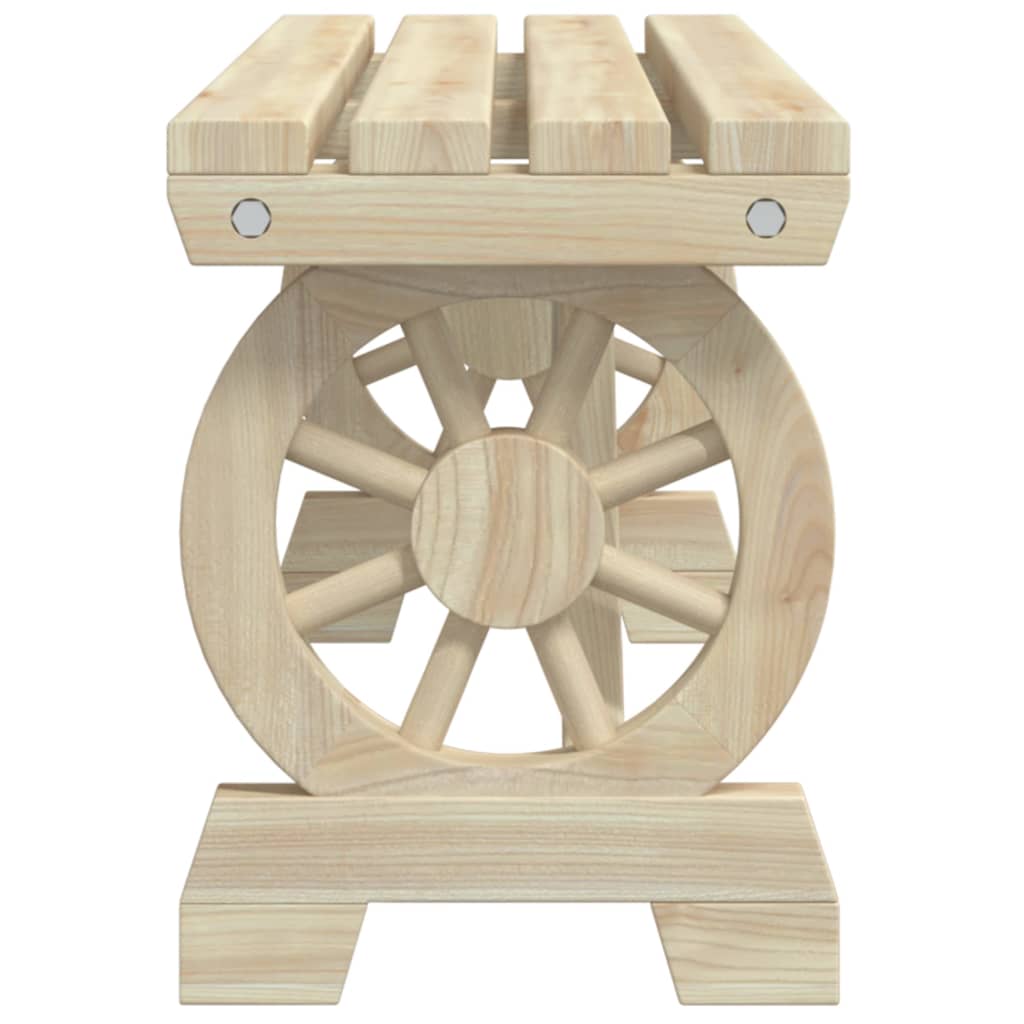 Set da Pranzo da Giardino 3 pz in Legno Massello di Abete - homemem39