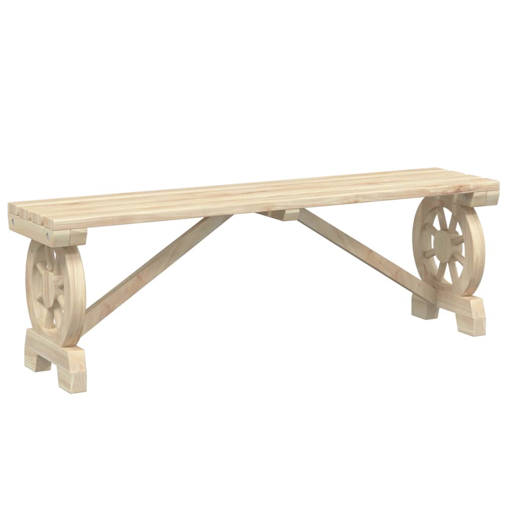 Set da Pranzo da Giardino 3 pz in Legno Massello di Abete | homemem39