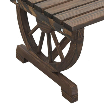 Set da Pranzo da Giardino 3 pz in Legno Massello di Abete