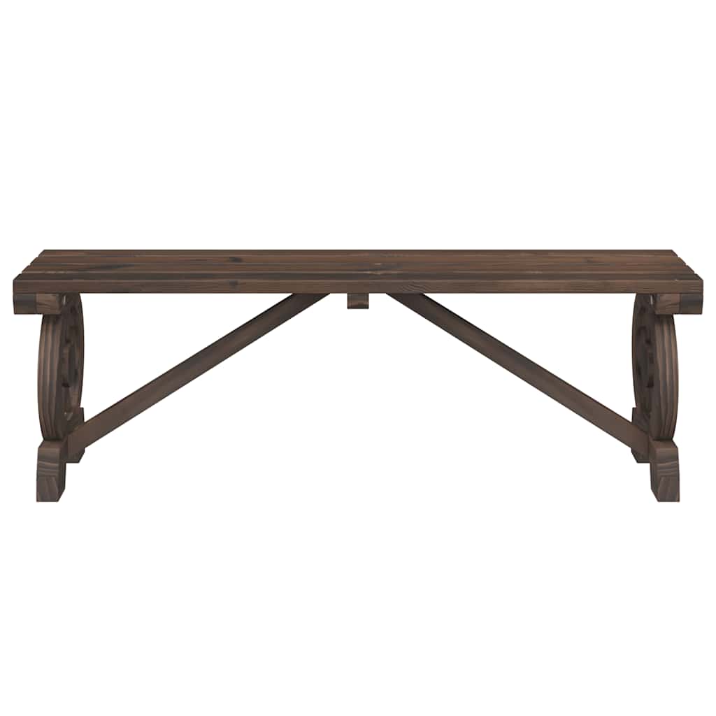 Set da Pranzo da Giardino 3 pz in Legno Massello di Abete | homemem39