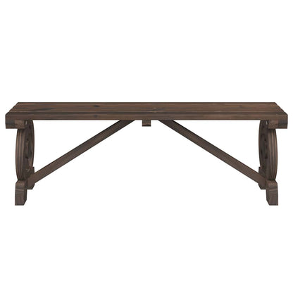Set da Pranzo da Giardino 3 pz in Legno Massello di Abete | homemem39