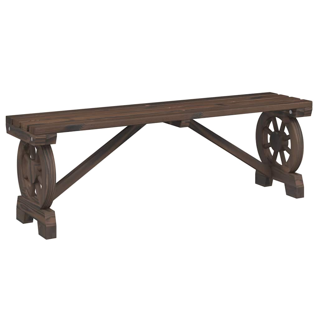 Set da Pranzo da Giardino 3 pz in Legno Massello di Abete