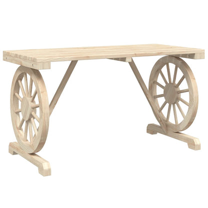 Set da Pranzo da Giardino 5 pz in Legno Massello di Abete