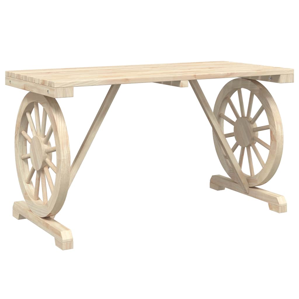 Set da Pranzo da Giardino 5 pz in Legno Massello di Abete