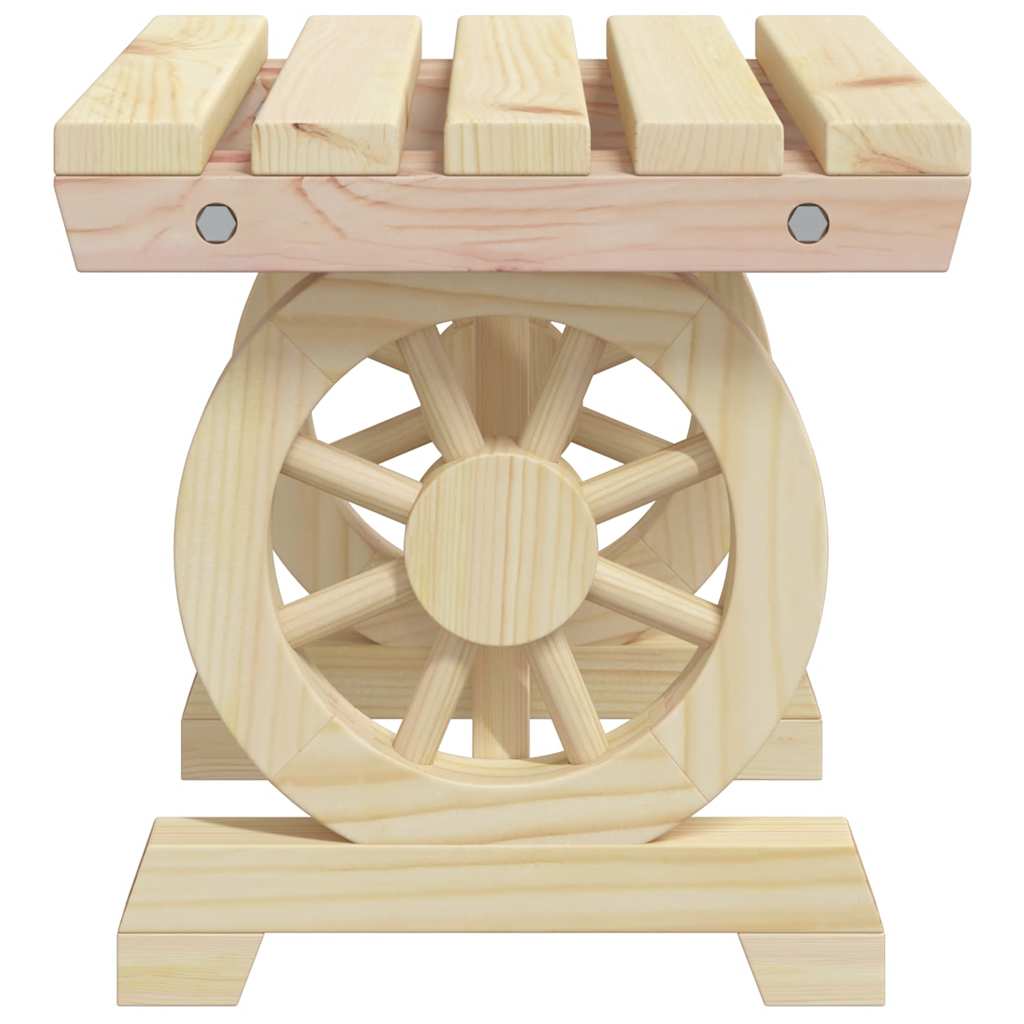 Set da Pranzo da Giardino 5 pz in Legno Massello di Abete